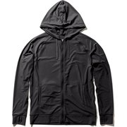 ロングスリーブフルジップフーディラッシュガード L/S FZ HOODIE RASH HE82024 (K)ブラック Mサイズ [ラッシュガード メンズ]