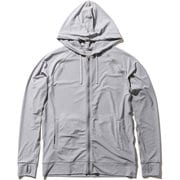 ロングスリーブフルジップフーディラッシュガード L/S Full-zip Hoodie Rashguard HE82024 (MH)ミディアムグレー Mサイズ [ラッシュガード メンズ]