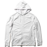 ロングスリーブフルジップフーディラッシュガード L/S FZ HOODIE RASH HE82024 (W)ホワイト Mサイズ [ラッシュガード メンズ]