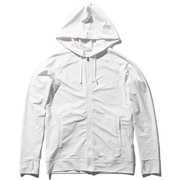 ロングスリーブフルジップフーディラッシュガード L/S FZ HOODIE RASH HE82024 (W)ホワイト WMサイズ [ラッシュガード レディース]