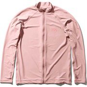 ロングスリーブフルジップラッシュガード L/S Full-zip Rashguard HE82025 (S)サクラ WLサイズ [ラッシュガード レディース]