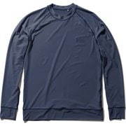 ロングスリーブラッシュガード L/S Rashguard HE82026 (HB)ヘリーブルー Mサイズ [ラッシュガード メンズ]