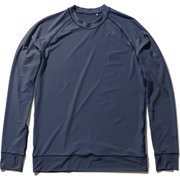 ロングスリーブラッシュガード L/S Rashguard HE82026 (HB)ヘリーブルー Lサイズ [ラッシュガード メンズ]