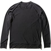 ロングスリーブラッシュガード L/S Rashguard HE82026 (K)ブラック Mサイズ [ラッシュガード メンズ]