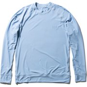 ロングスリーブラッシュガード L/S RASHGUARD HE82026 (PB)ペールブルー Mサイズ [ラッシュガード メンズ]