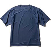 ショートスリーブラッシュガードティー S/S Rashguard Tee HE82028 (HB)ヘリーブルー Lサイズ [ラッシュガード メンズ]