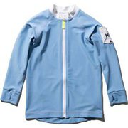 ロングスリーブフルジップラッシュガード L/S Full-Zip Rashguard HJ82004 PB 120サイズ [ラッシュガード ボーイズ]