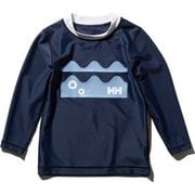K LS CREW RASHGRD HJ82005 HB 120サイズ [ラッシュガード ボーイズ]