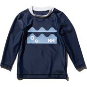 K LS CREW RASHGRD HJ82005 HB 140サイズ [ラッシュガード ボーイズ]