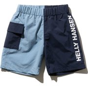ロゴビーチショーツ K Logo Beach Shorts HJ72000 (PH)ペールブルー×ヘリーブルー 130サイズ [スイミング 水着 ボーイズ]