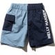 ロゴビーチショーツ K Logo Beach Shorts HJ72000 (PH)ペールブルー×ヘリーブルー 150サイズ [スイミング 水着 ボーイズ]