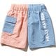 ロゴビーチショーツ K Logo Beach Shorts HJ72000 (SP)サクラ×ペールブルー 110サイズ [スイミング 水着 ボーイズ]