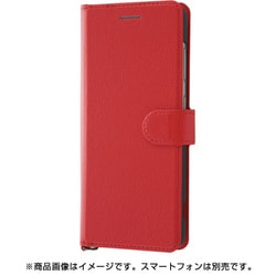 RT-BSO4ELC1/R [BASIO 4 手帳型ケース シンプル マグネット レッド]