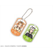 うちタマ？！ クリアドッグタグセット 木曽トラ＆河原ベー [キャラクターグッズ]