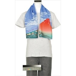 アート UVひんやりタオル 赤富士 30×100cm 1枚 72159-04