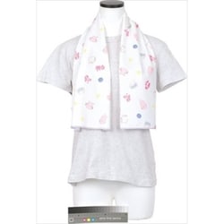 アクアミエ UVひんやりタオル PINK 30×100cm 1枚 78555-23