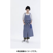 washedデニム&ヒッコリーラップエプロン HI S-161201