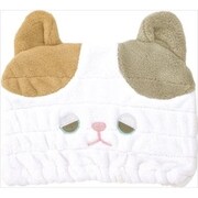 ねむねむアニマルズ 吸水カラッとタオル ヘアキャップ ゆず 78284-10