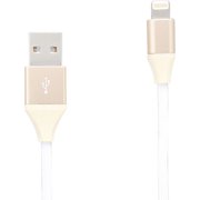 Lightningコネクタ対応 USBストロングSケーブル 150cm ゴールド QL-047GO
