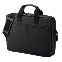 PCインナーバッグ 13.3インチワイドPC対応 ショルダーベルト/キャリーサポーター付き 撥水加工 ブラック BAG-INA4N2