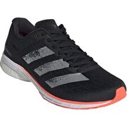 アディゼロ ジャパン 5 ADIZERO JAPAN 5 WIDE EE4303 コアブラック/シルバーメタリック/シグナルコーラル 25.0cm [ランニングシューズ メンズ]