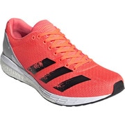 ADIZERO BOSTON 8 M EG7893 シグナルコーラル/コアブラック/フットウェアホワイト 26.5cm [ランニングシューズ メンズ]
