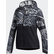 オウン ザ ラン シティクラッシュ ウインドジャケット Own The Run City Clash Wind Jacket FYT23 ブラック/グレーワン/グレーシックス J/Mサイズ [ランニングジャケット レディース]