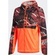 オウン ザ ラン グラフィック ジャケット Own the Run Graphic Jacket FYR58 ソーラーレッド/グローリーレッド/ブラック J/Lサイズ [ランニングジャケット メンズ]