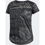 オウン ザ ラン シティクラッシュTシャツ Own The Run City Clash Tee GOE55 グレーフォー/ブラック J/Mサイズ [ランニングシャツ レディース]