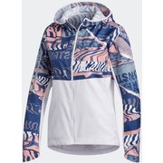 オウン ザ ラン シティクラッシュ ウインドジャケット Own The Run City Clash Wind Jacket FYT23 ダッシュグレー/グローリーピンク/テックインディゴ J/Sサイズ [ランニングジャケット レディース]