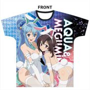 映画 この素晴らしい世界に祝福を！紅伝説 フルグラフィックTシャツ アクア&めぐみん バニー [キャラクターグッズ]