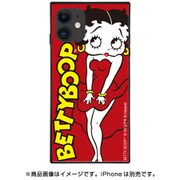 AB-0946-IP11-REDD [iPhone 11/XR スクエア型 ガラスケース ベティ・ブープ RED]