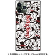 AB-0946-11PR-RDBK [iPhone 11 Pro スクエア型 ガラスケース ベティ・ブープ RED BLACK PRESENT]
