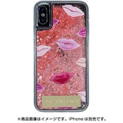 BL-0001-IP0X-PNK2 [iPhone XS/X グリッター砂ケース HONEY MI HONEY PINK KISS GLITTER PNK]
