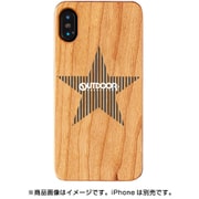 AB-1020-IP0X-WD03 [iPhone XS/X ウッドケース OUTDOOR ストライプスター]