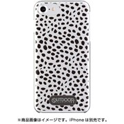 AB-1021-IP67-CLR8 [iPhone 8/7/6s/6 クリアケース OUTDOOR ダルメシアン black]