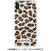 AB-1021-IP0X-CLR6 [iPhone XS/X クリアケース OUTDOOR レオパード]