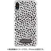 AB-1021-IP0X-CLR8 [iPhone XS/X クリアケース OUTDOOR ダルメシアン black]
