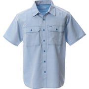 キャニオンソリッドショートスリーブシャツ Canyon Solid Short Sleeve Shirt OE7044 451 Deep Lake Sサイズ [アウトドア シャツ メンズ]