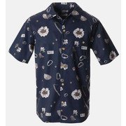 クライムアロハショートスリーブシャツ OE9172 425 Hardwear Navy Sサイズ [アウトドア シャツ メンズ]