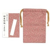 京都彩工房 御朱印帳 一越両面 ピンク/利休 3780-1