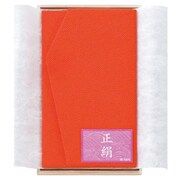 735-2 [金封ふくさ 正絹ちりめん 無地 朱]