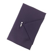 136 [正絹精華 台付 日本製 ふくさ ムラサキ]