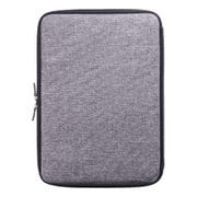 16インチ/15インチMacBook Pro 【BookZip】 ジッパー式 軽量クッションケース メランジグレー TR-MBP1916-BZ-MGGY