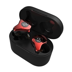 完全ワイヤレスイヤホン Bluetooth対応 レッド B90 Pro Ultra レッド