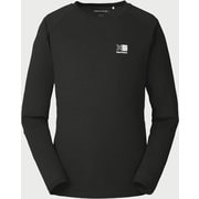 boulder PD L/S 101002 020 Black Lサイズ [アウトドア カットソー ユニセックス]