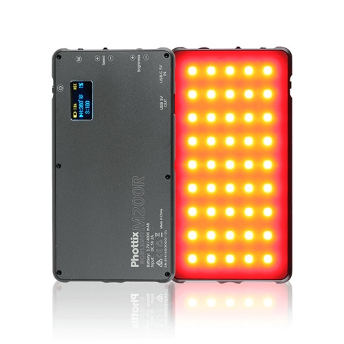 ヨドバシ.com - フォティックス Phottix M200R RGB LIGHT [モバイルバッテリー機能付き 薄型RGB LEDライト]  通販【全品無料配達】