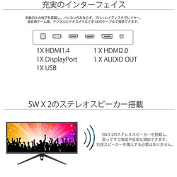 【美品】　JAPANEXT JN-VG34100UWQHDR 34インチ HDR