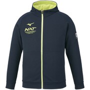 32JC023014 [N―XT スウェットフルジップフ―ディ― ディープネイビー Mサイズ ユニセックス]