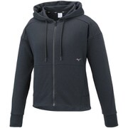 32MC036009 [フルジップフ―ディ ブラック Lサイズ レディース]